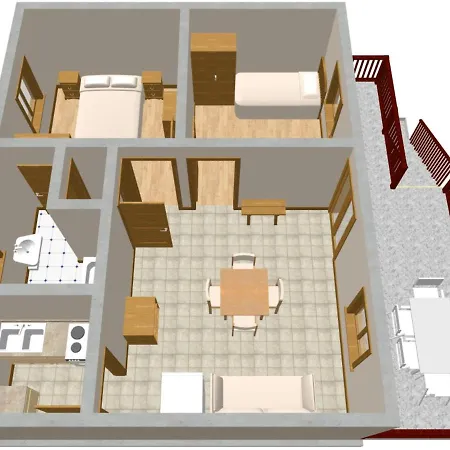 Apartment Valun 386A Apartment